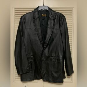 Scully leather jacket men’s large